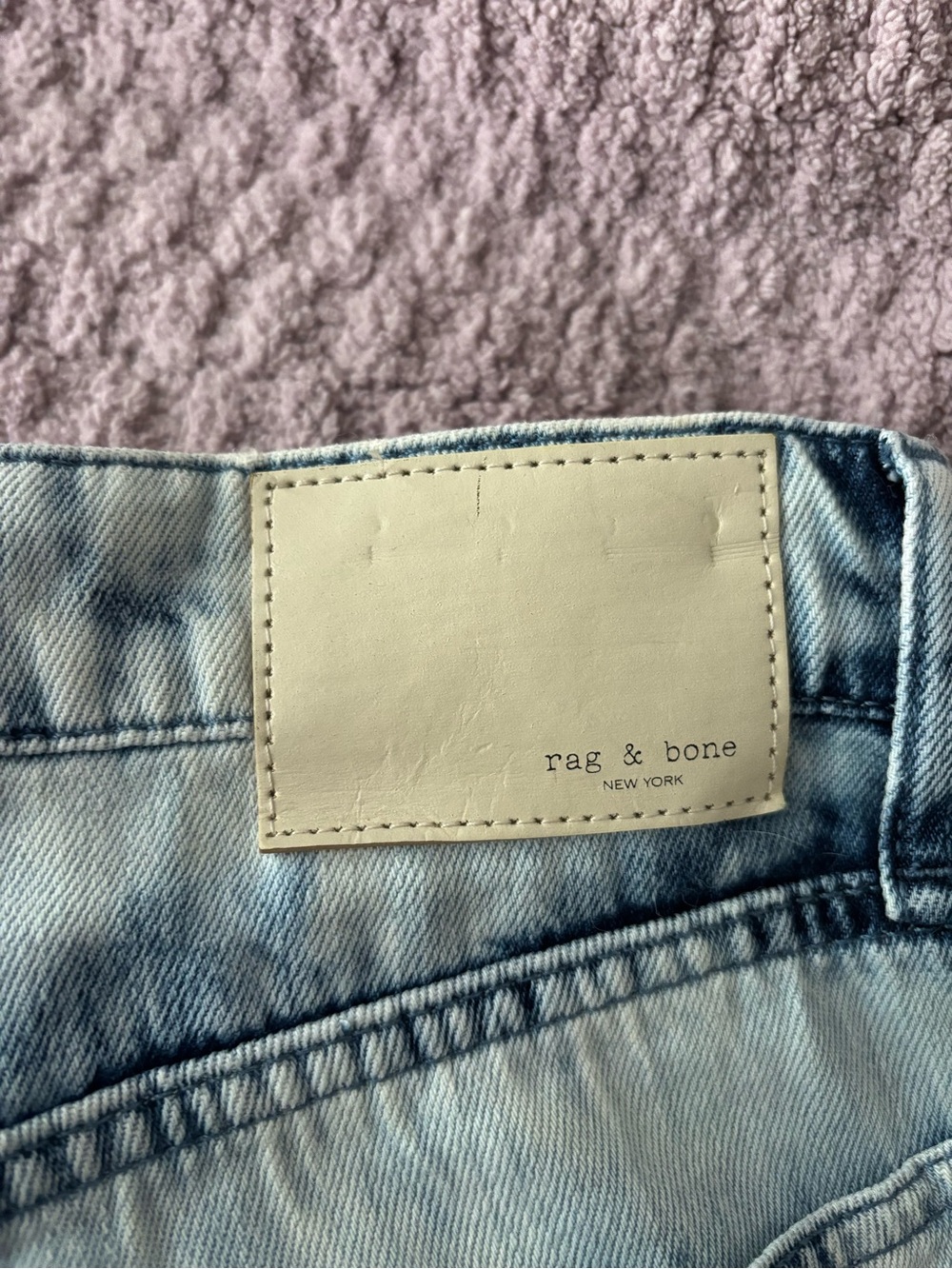 rag & bone Logan Wide-Leg Jeans Indigo Water Color Rare - Picture 8 of 8